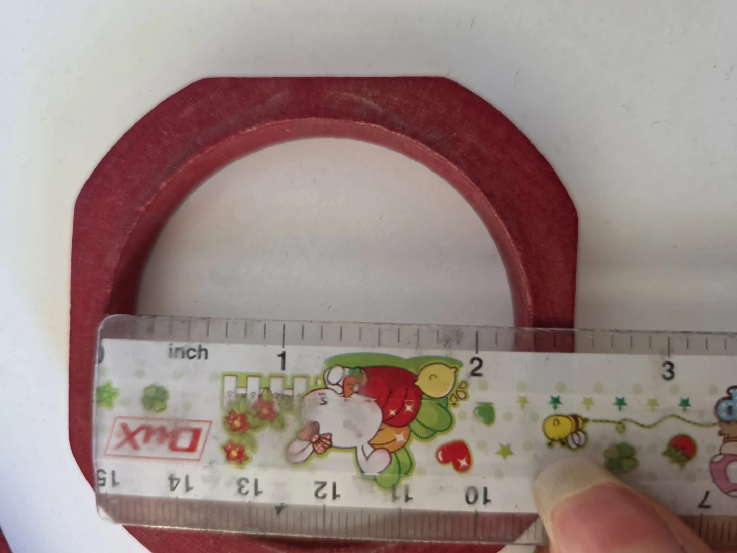 Red Wooden Bangles (Set of 2) - photo 4