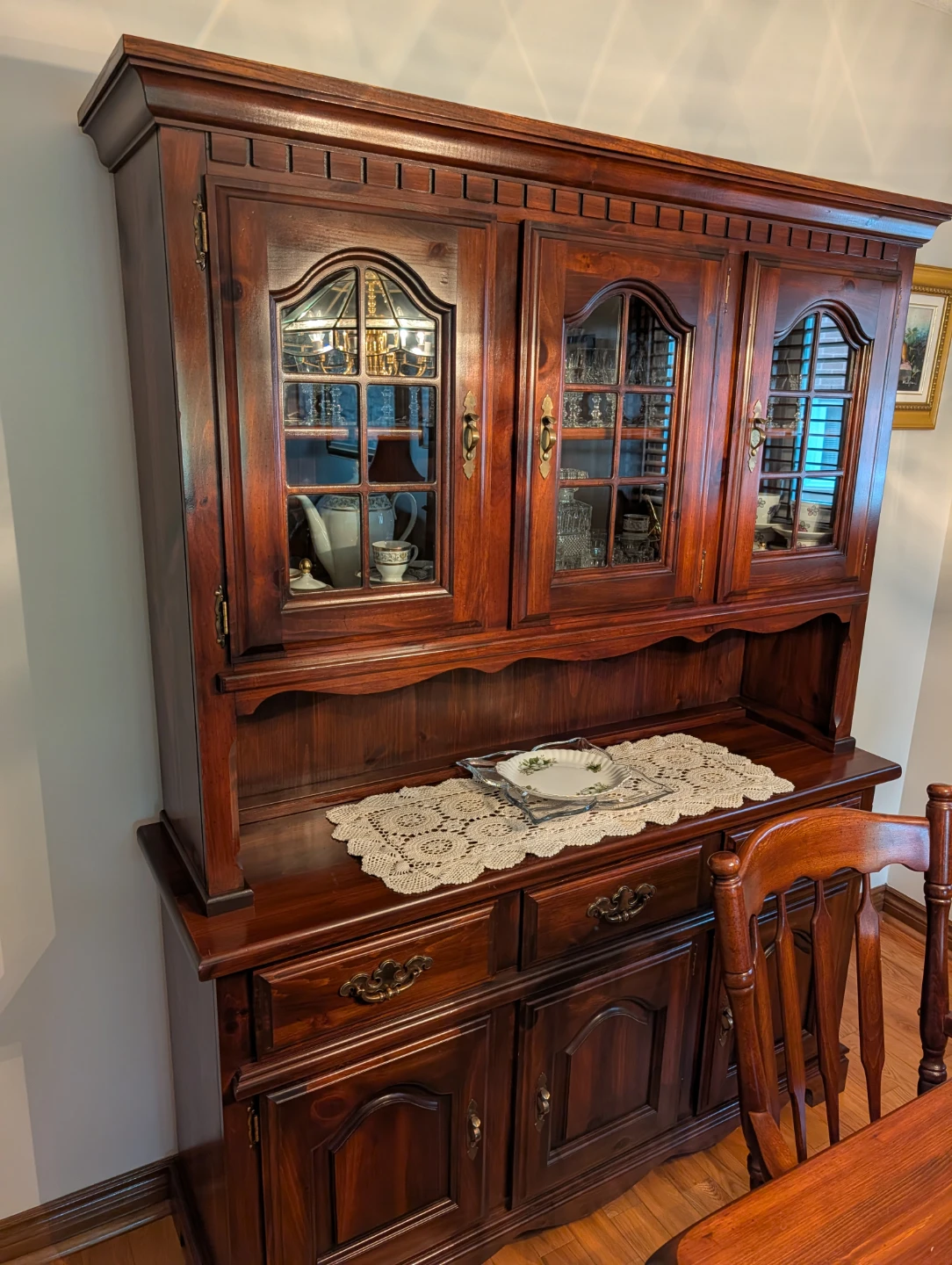 Beautiful antique hutch