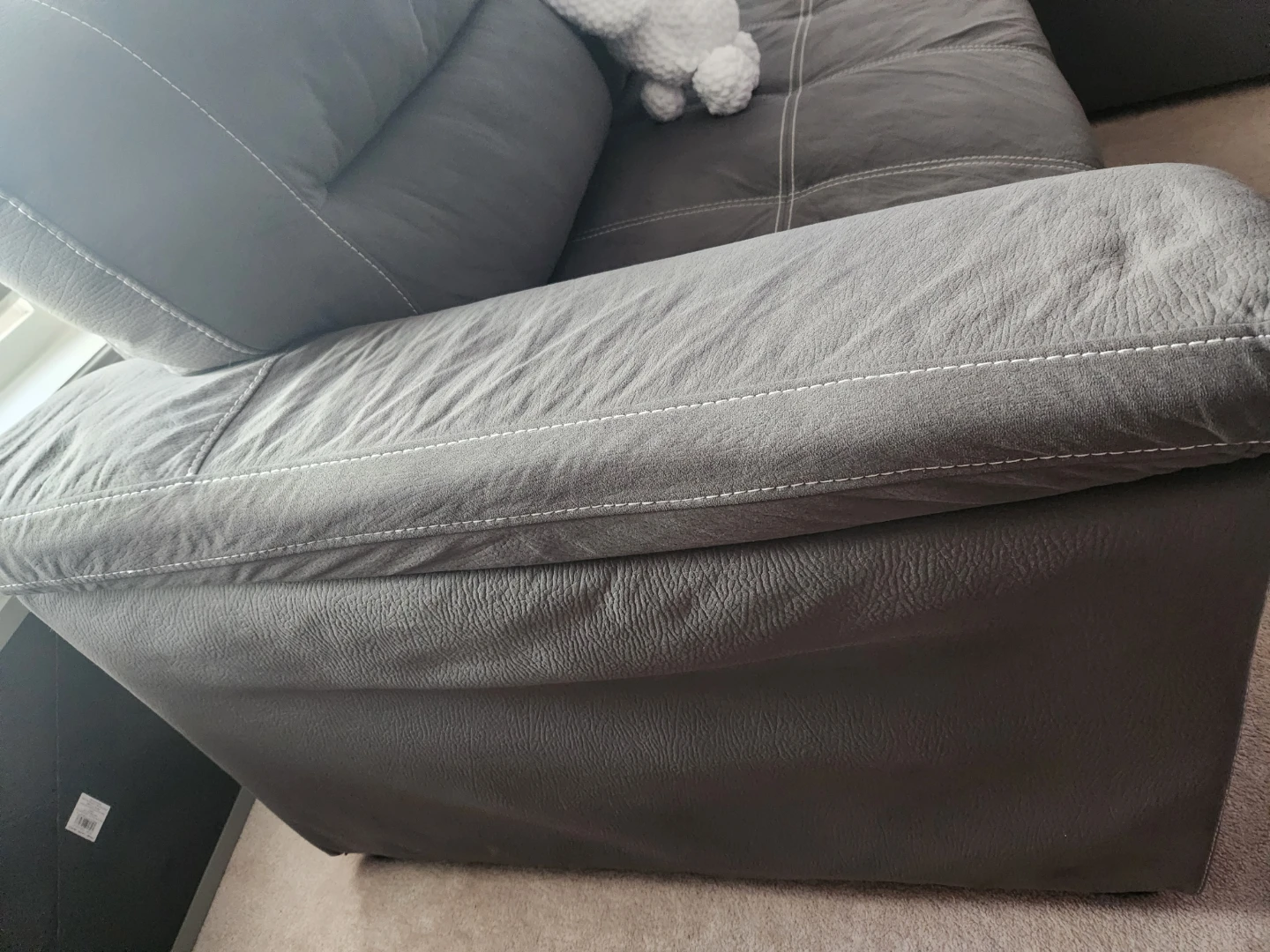 Grey Sectional sofa bed - photo 4