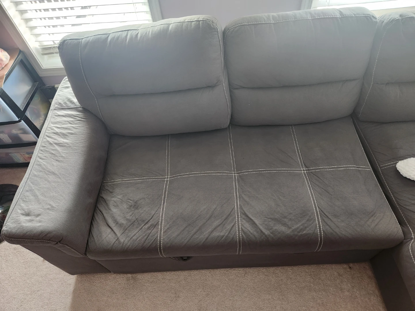 Grey Sectional sofa bed - photo 5
