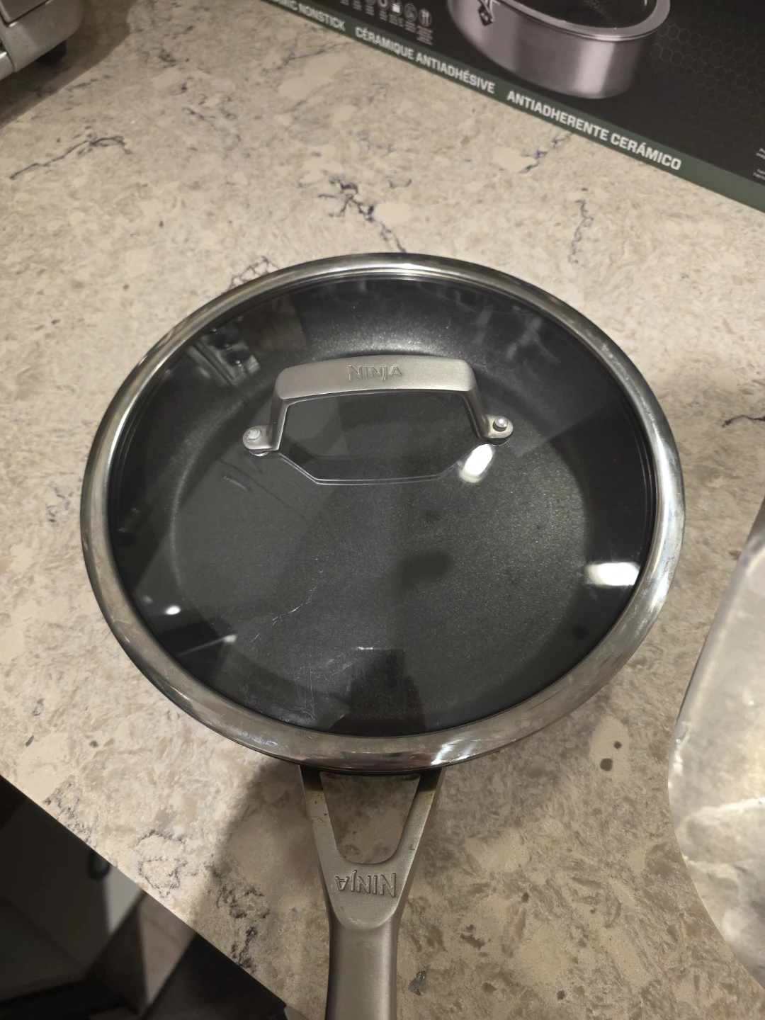 Set of 3 Ninja Foodi NeverStick Frying Pan with Lid
