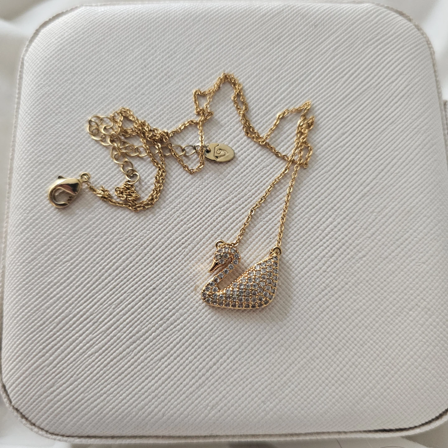 Swarovski Swan Necklace