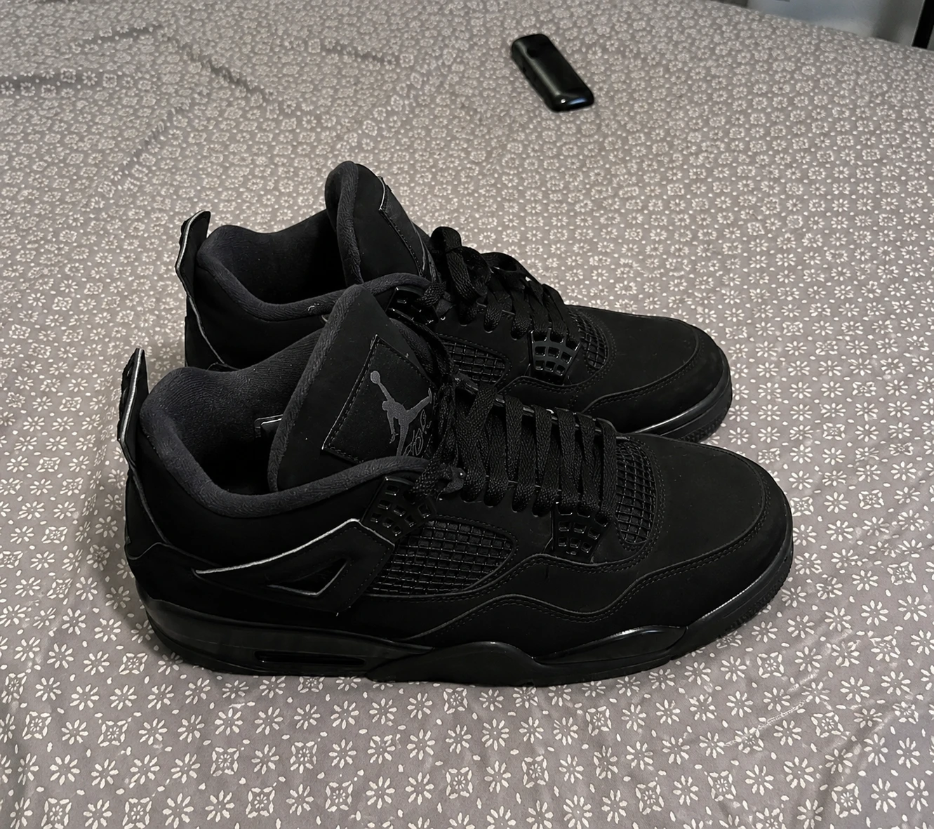 Air Jordan 4 Retro "Black Cat" Men's Shoes