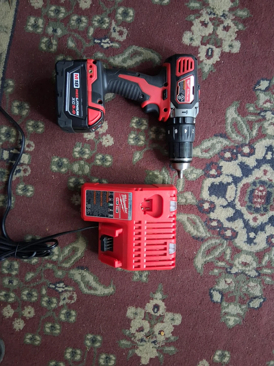 Milwaukee M18 Cordless Drill with Battery and Charger - photo 4