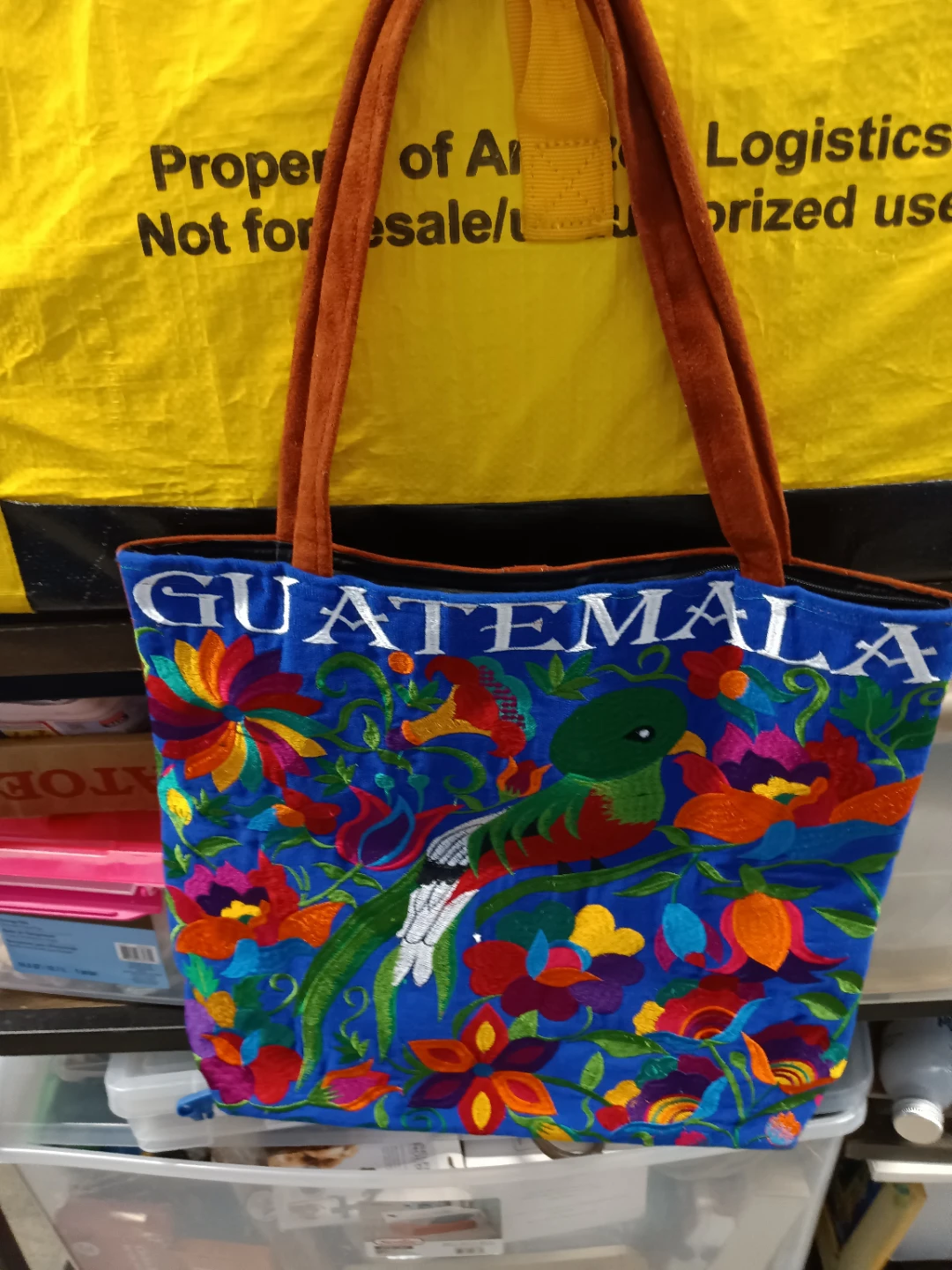 Embroidered Tote Bag - Guatemala