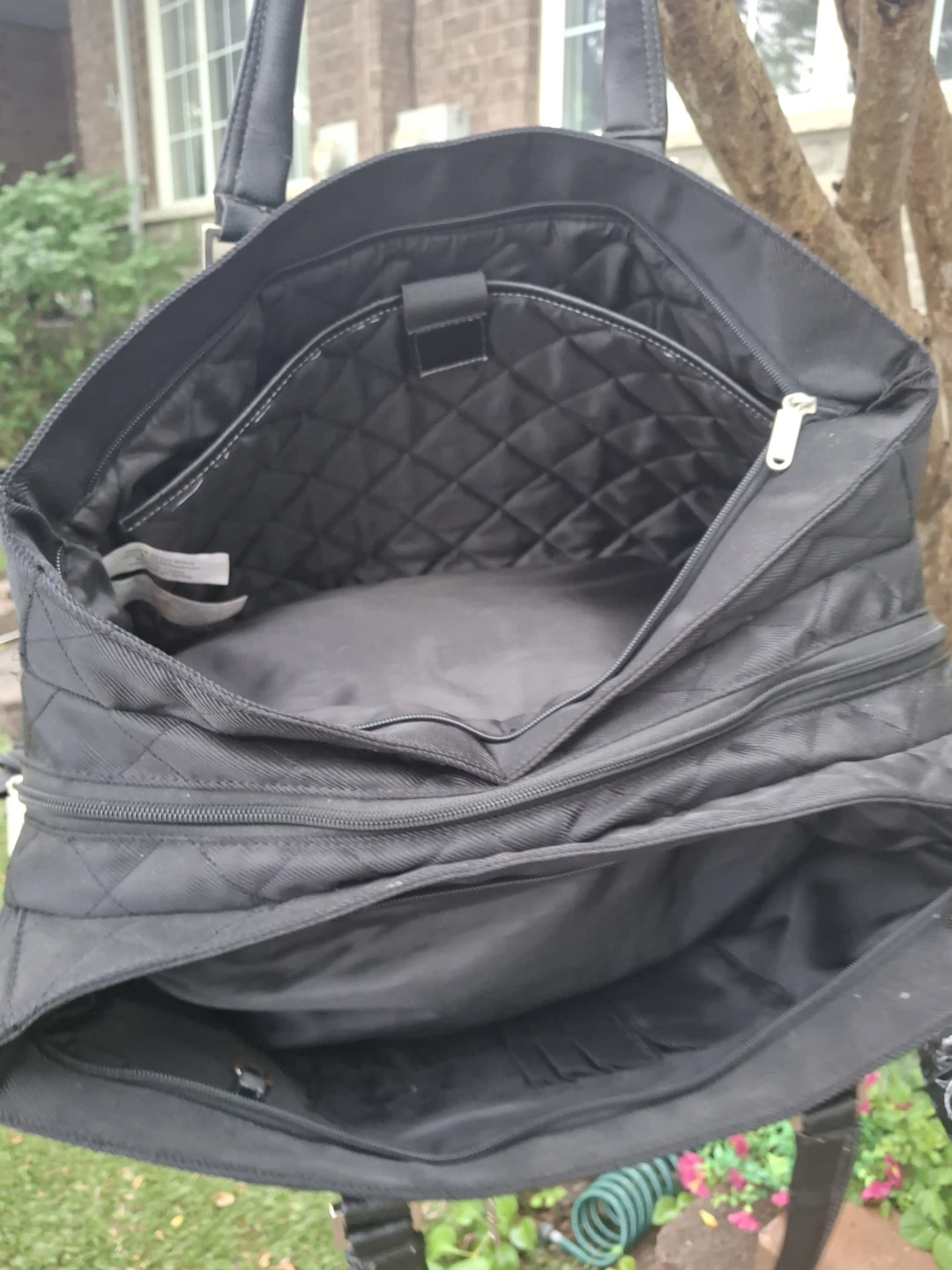 Bugatti Black Quilted Tote Bag - photo 5