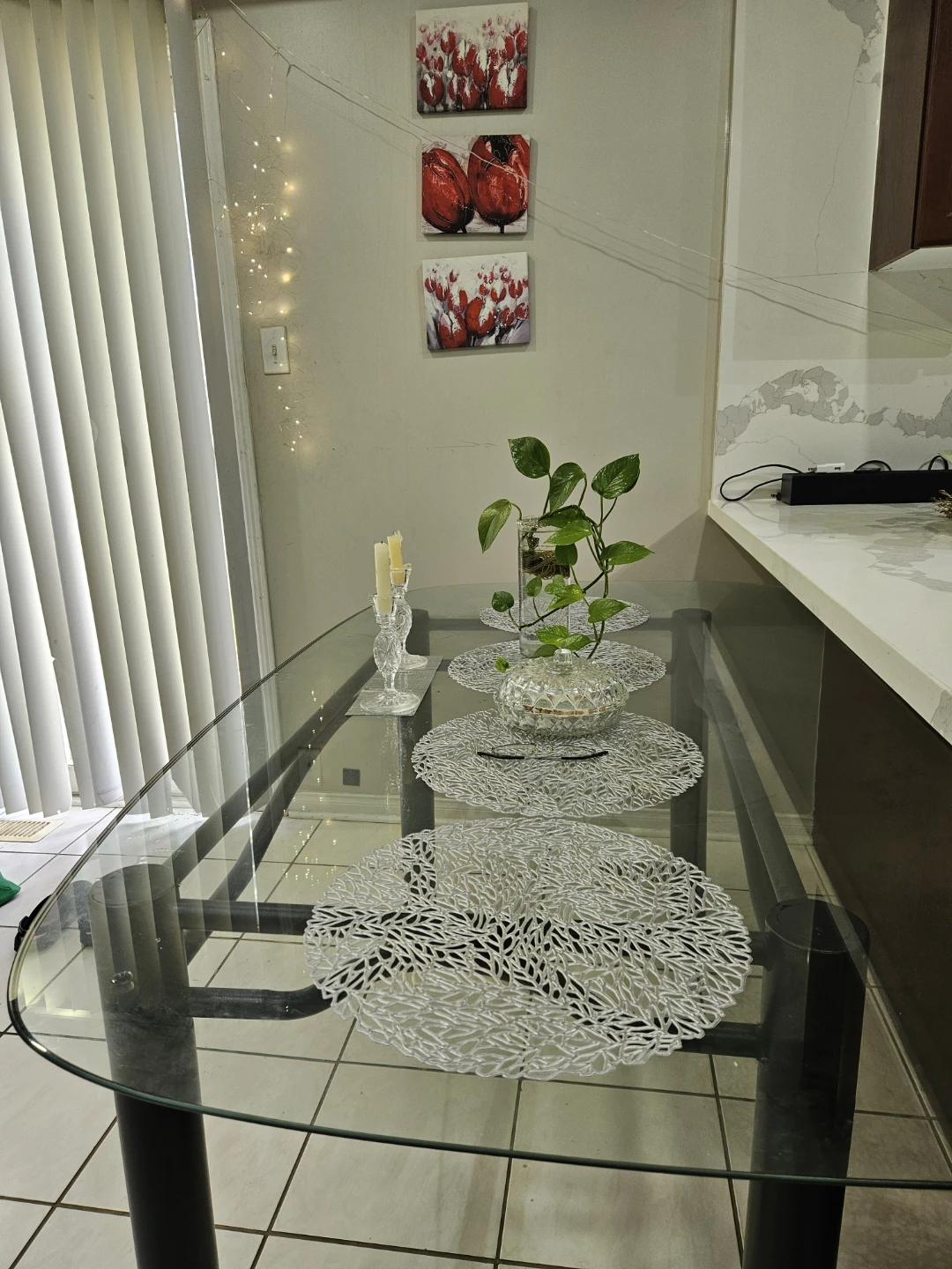 Glass Dinning table