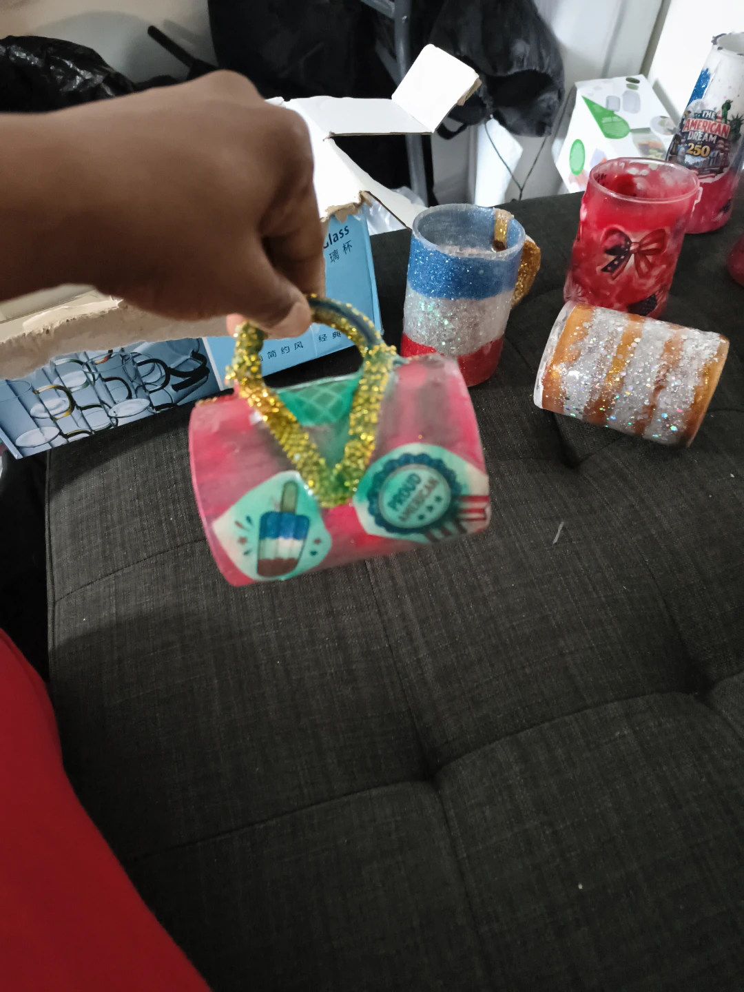 Handmade Glitter Tumblers - photo 2