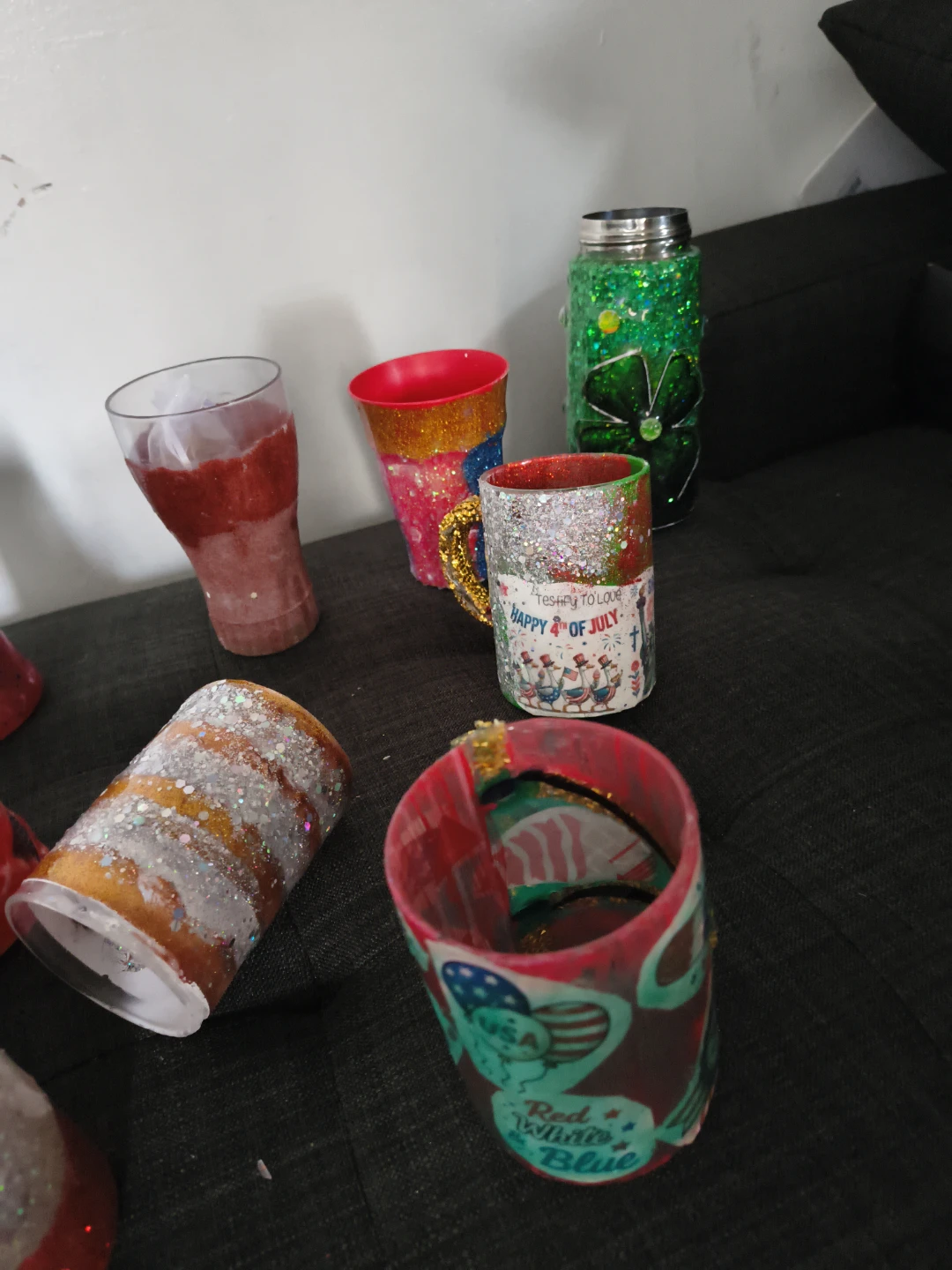Handmade Glitter Tumblers - photo 3