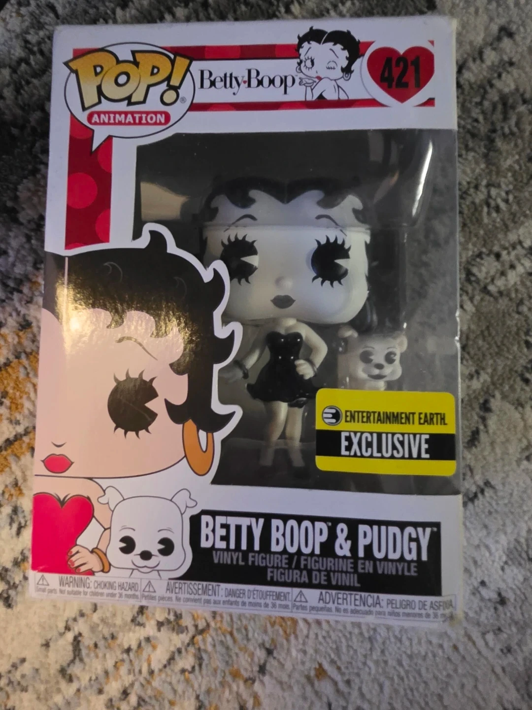 Funko Pop! Betty Boop & Pudgy Vinyl Figure #421