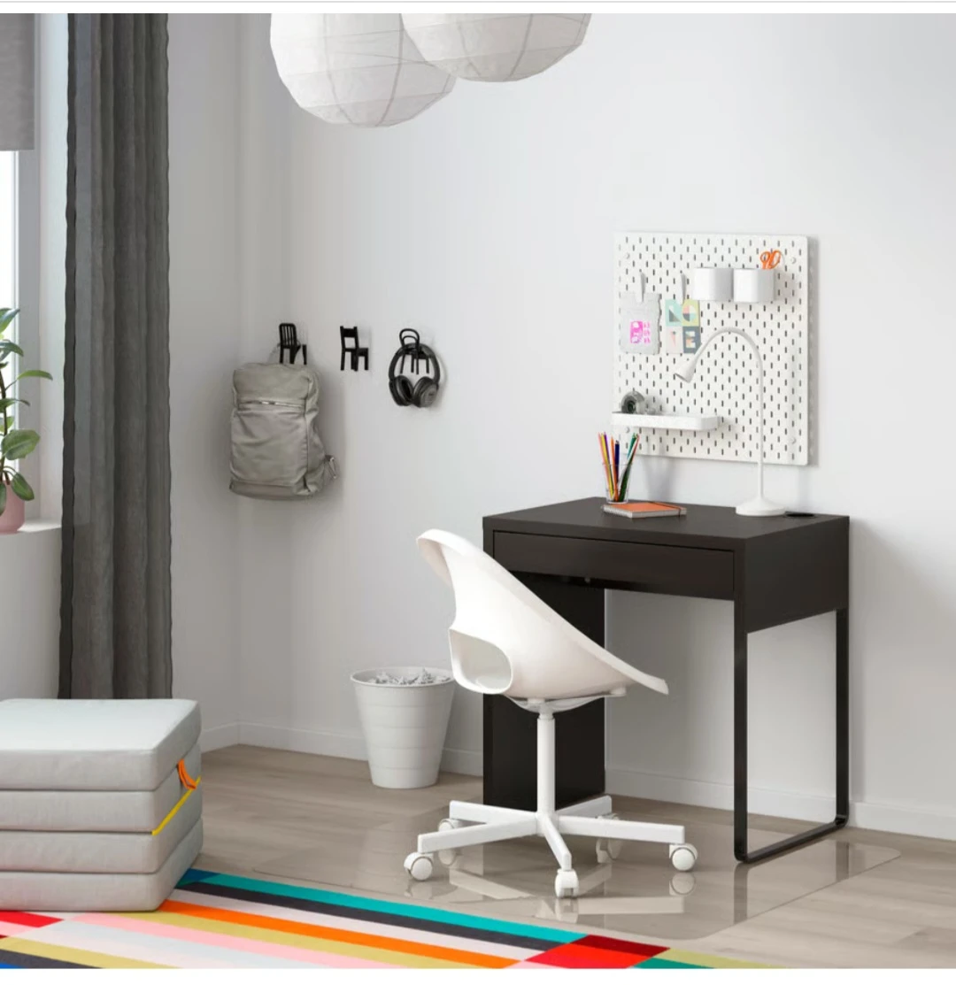 IKEA MICKE Work Desk - Black-Brown - photo 5