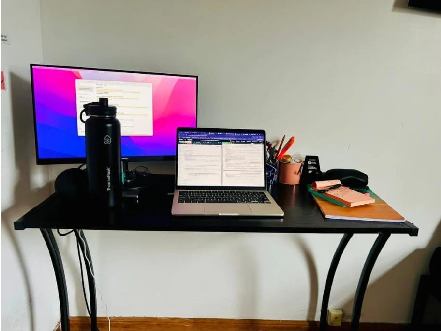 Black table