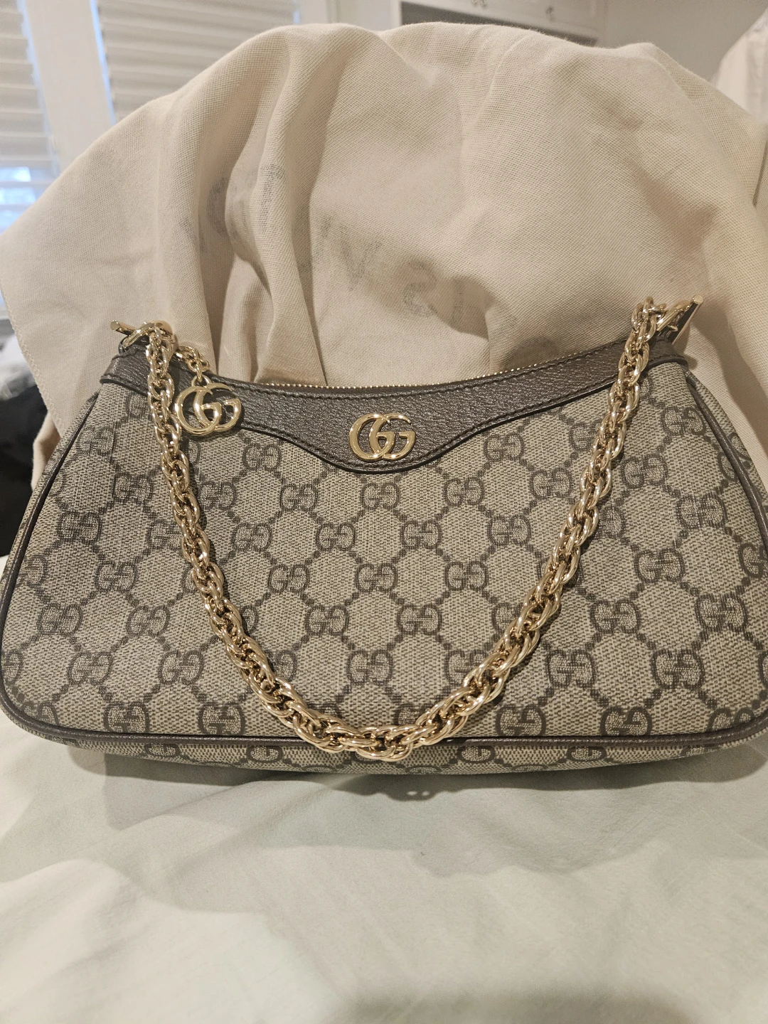 Gucci GG Monogram Shoulder Bag
