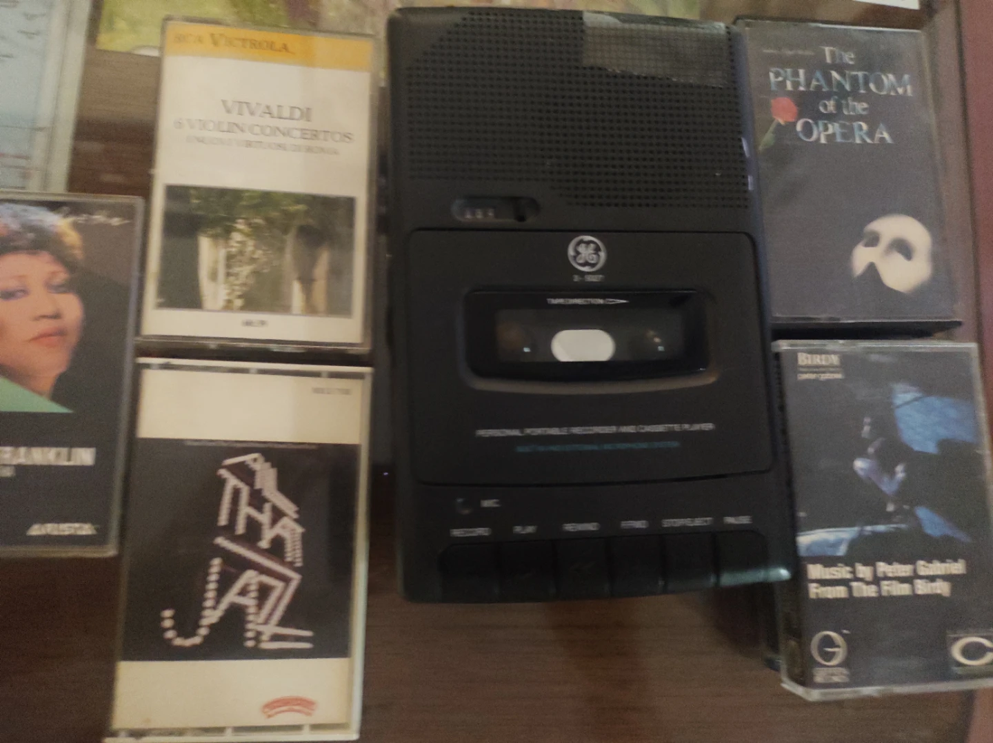 GE Personal Portable Recorder and Cassette Player