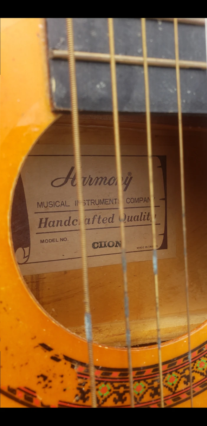 Harmony "Chon" Acoustic Guitar with Case - photo 2