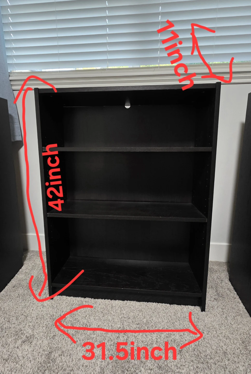 Black Bookshelf