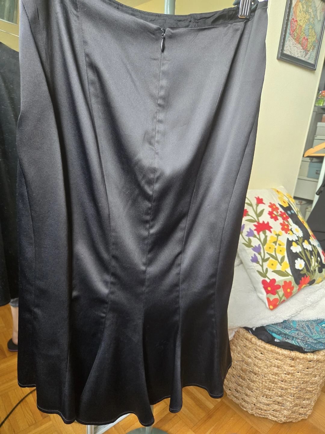 Esprit Black Satin Skirt - photo 3
