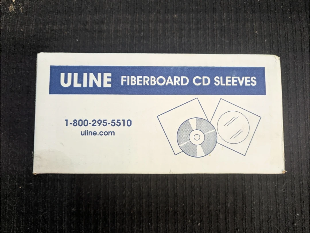 U Line Paper CD Sleeves