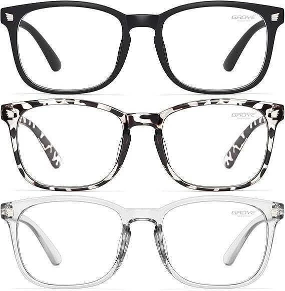Grove Eyeglasses - Black, Tortoise, Clear