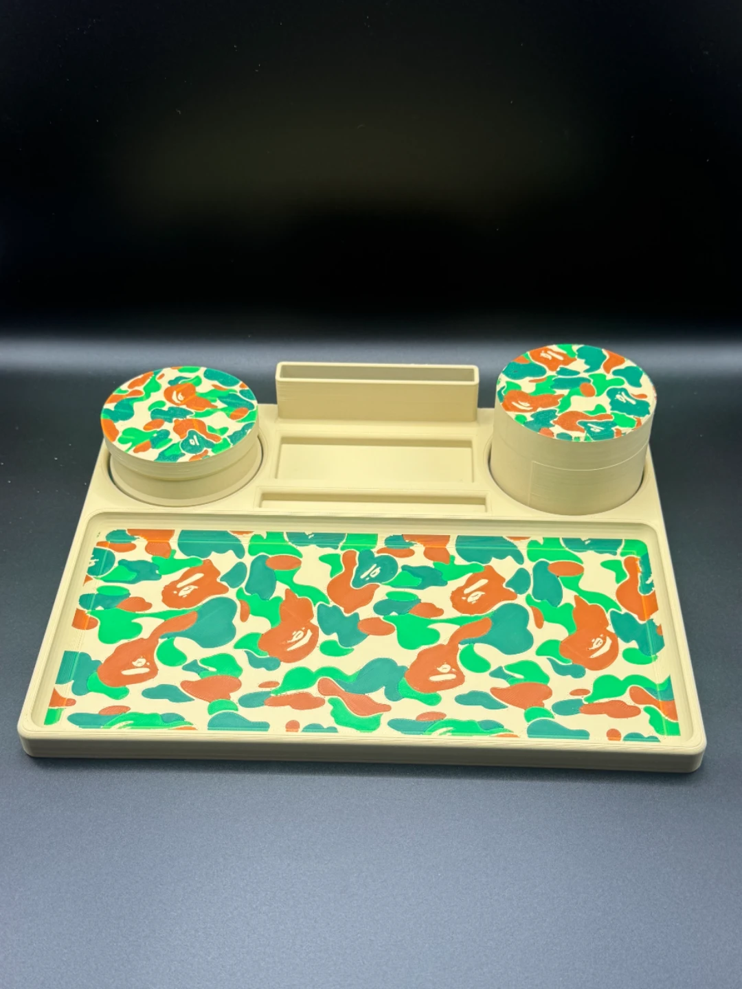 Bape Rolling Tray - Grinder - Jar Set
