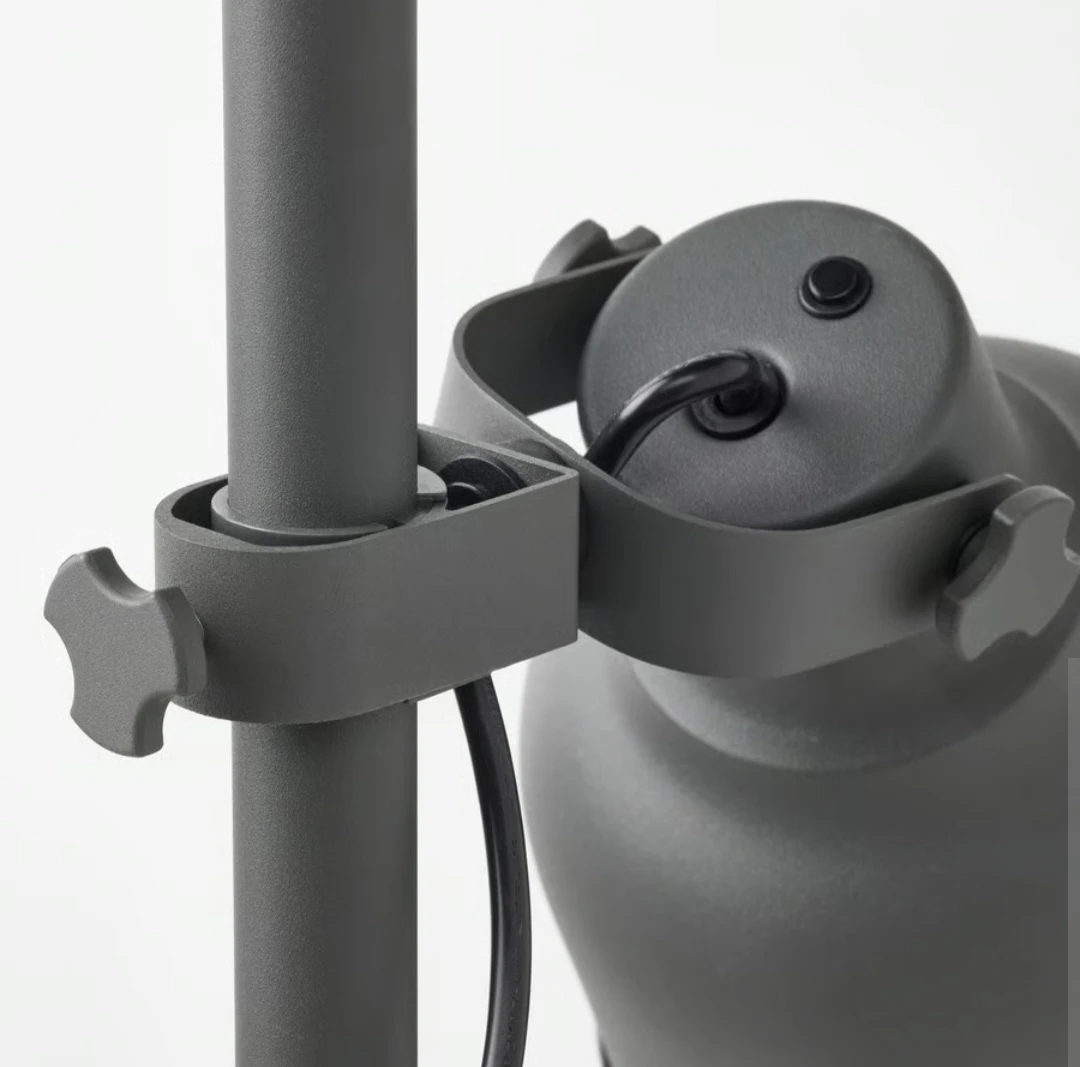 IKEA Hektar Floor Lamp Dark Gray - photo 5