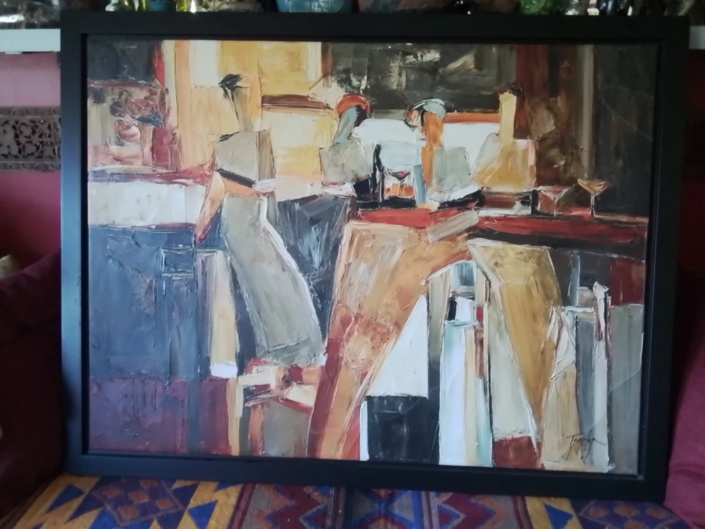 "Celebration" Textured Canvas Art by Yuri Tremler