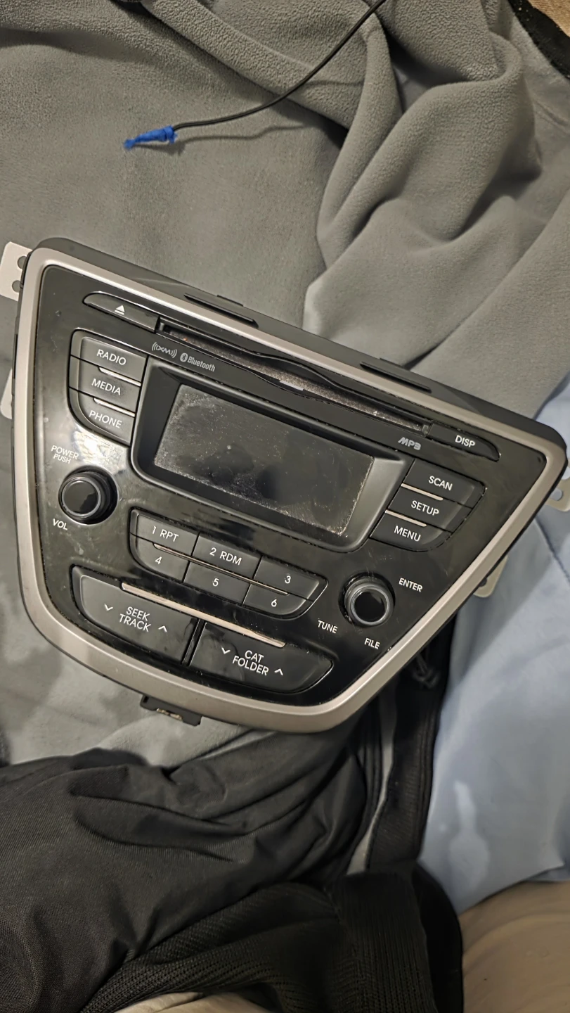 2013 Hyundai Elantra OEM Factory Radio/CD Player with Dash Bezel