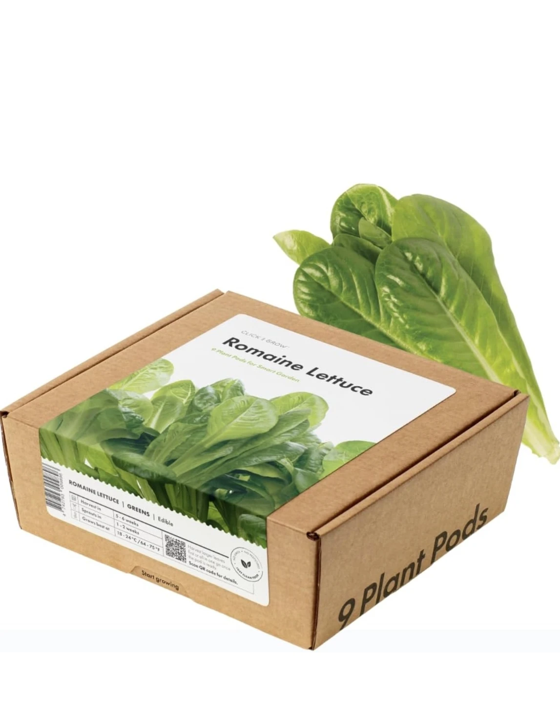 Click and Grow Romaine Lettuce Plant Pods - 9 Pack