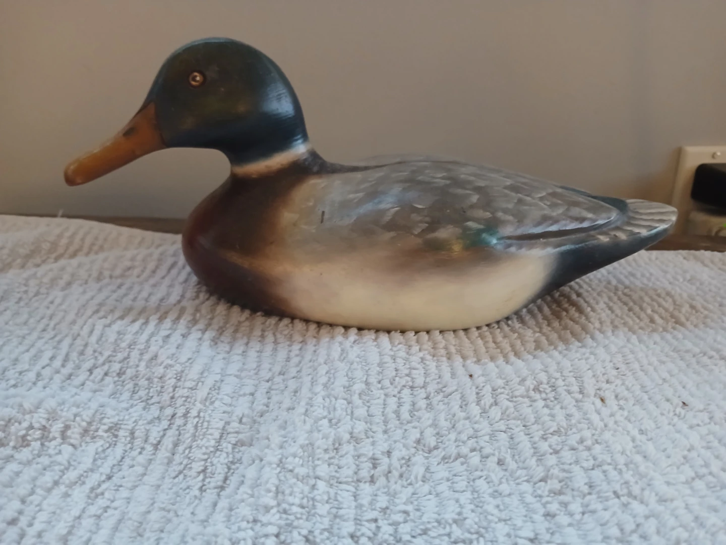 Barbara Feeney Folk Art Mallard Duck Figurine