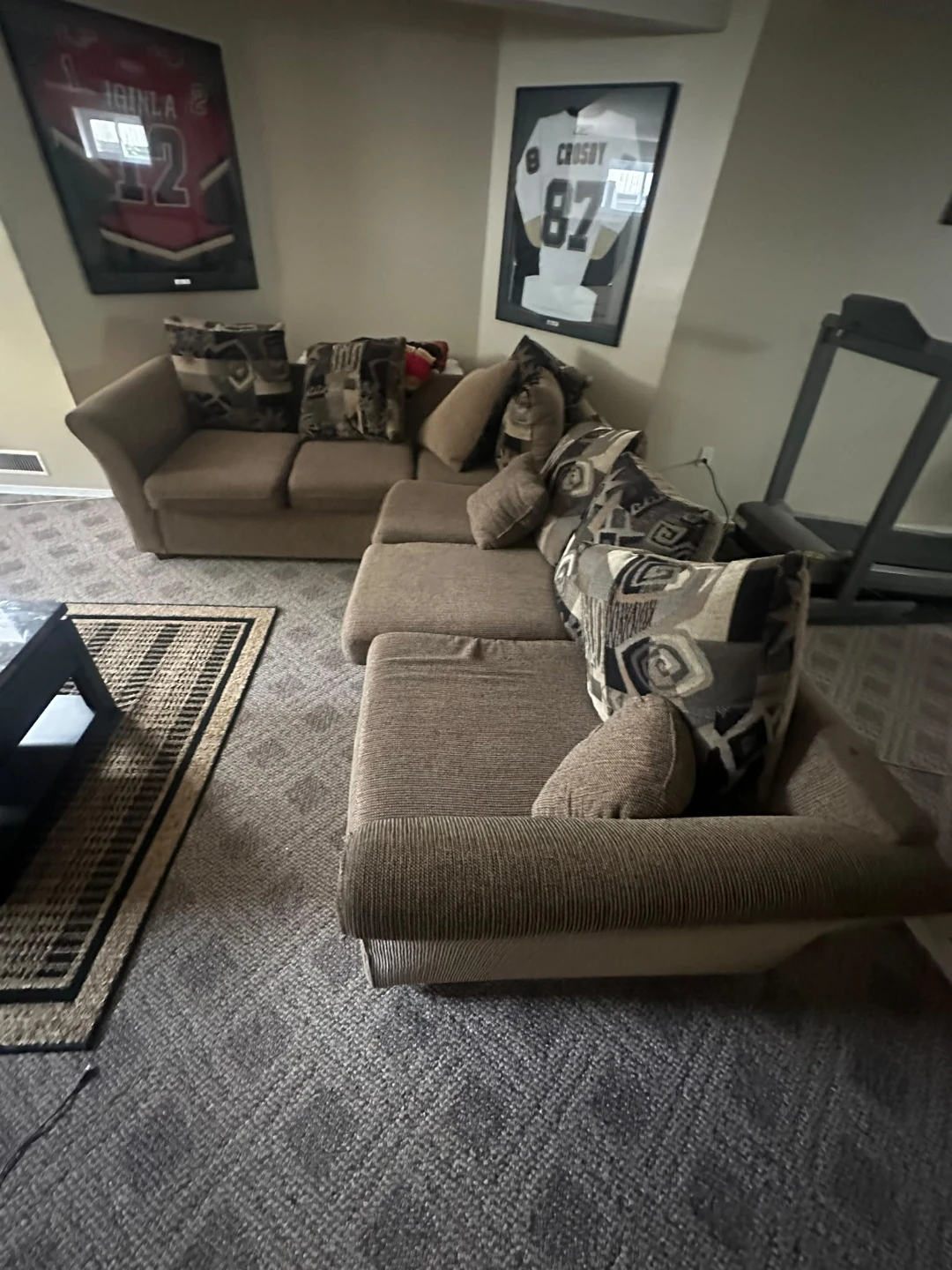 Taupe Sectional Sofa - photo 2