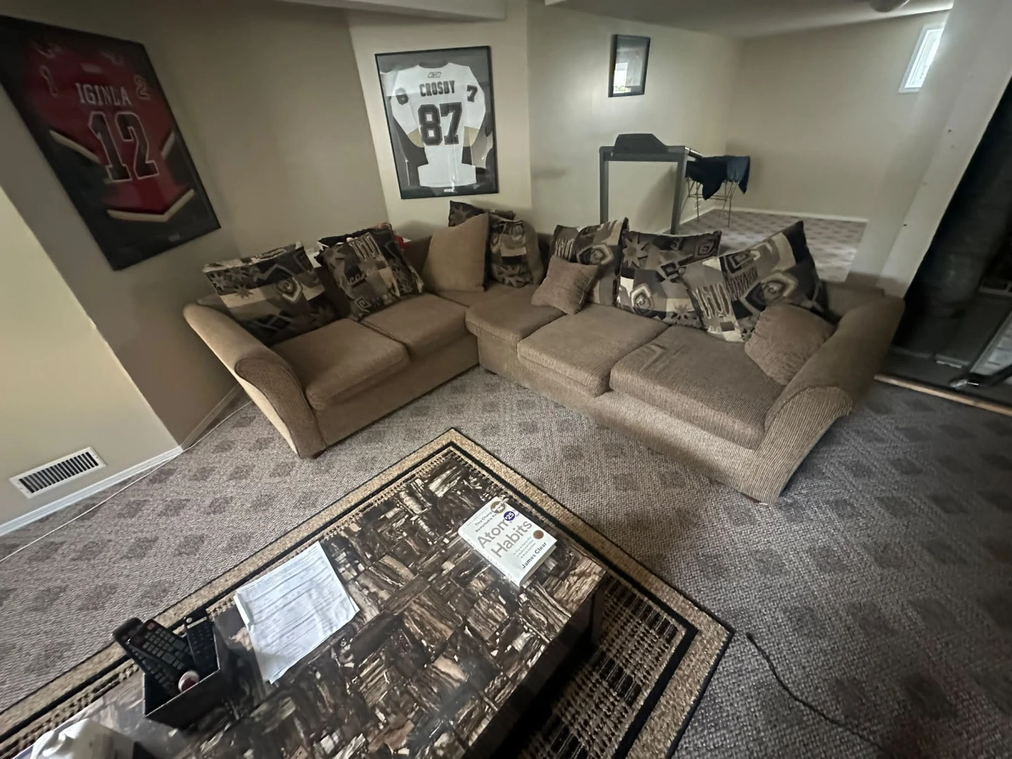 Taupe Sectional Sofa - photo 3