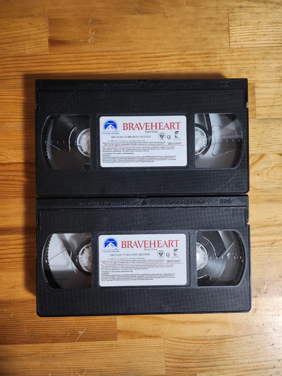 VHS Movie Bundle: Brainscan, Braveheart, Mr. Mom, Dazed Confused - photo 2
