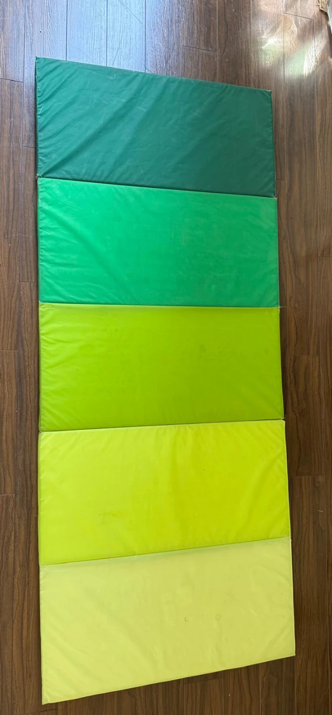 Green IKEA play mat