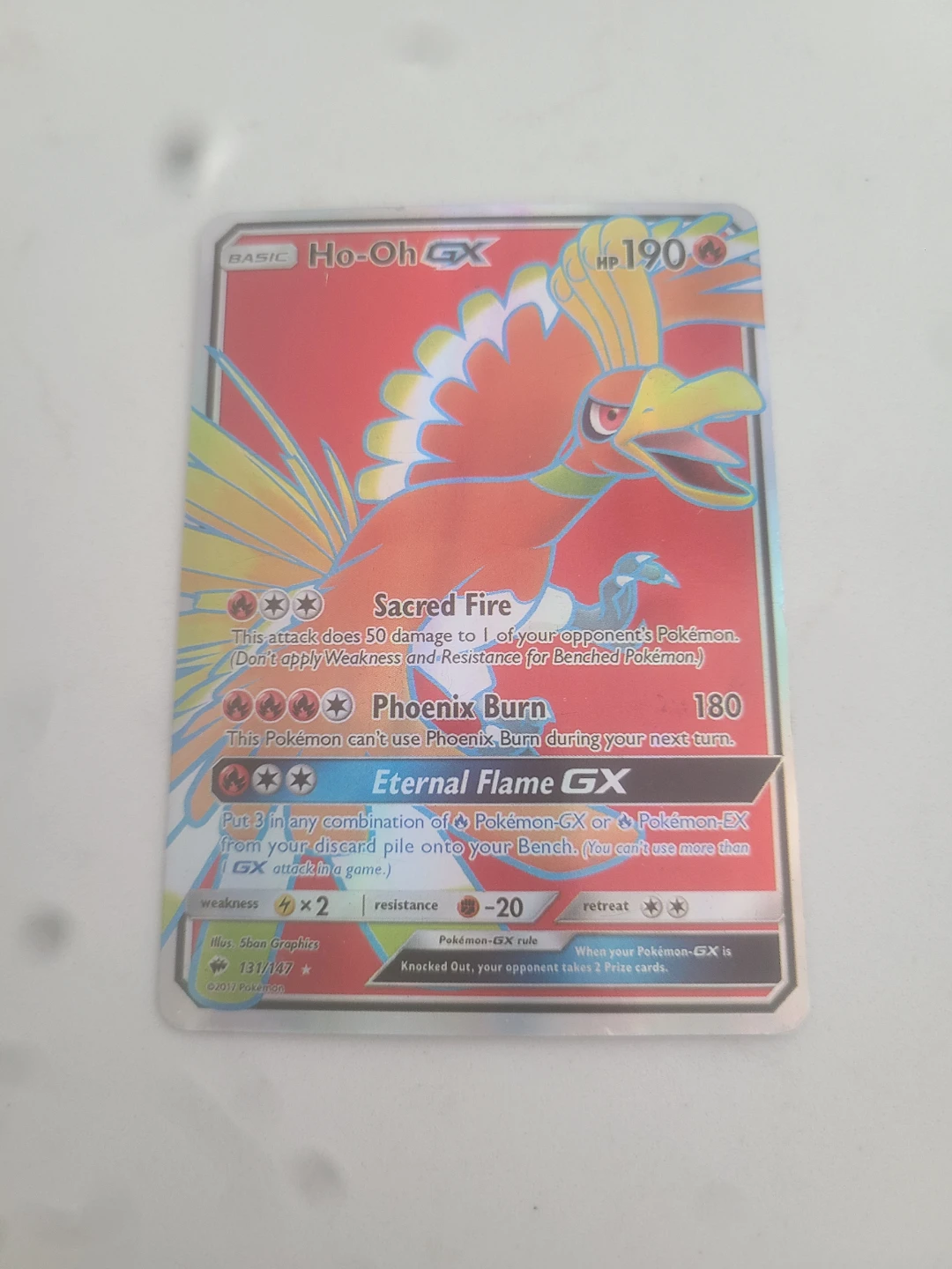 Ho-Oh GX Pokémon Card