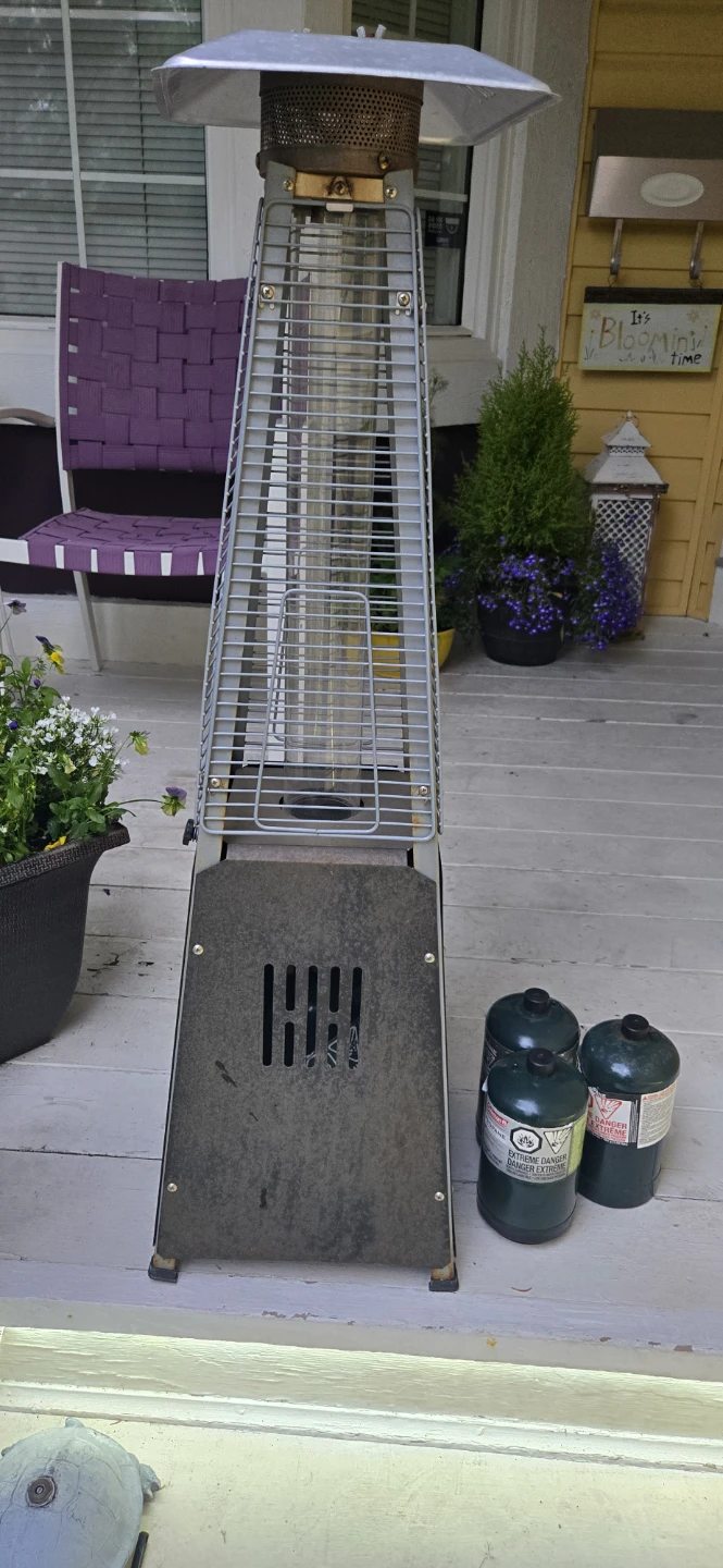 Small Pyramid Patio Heater with Propane Bottles - photo 4