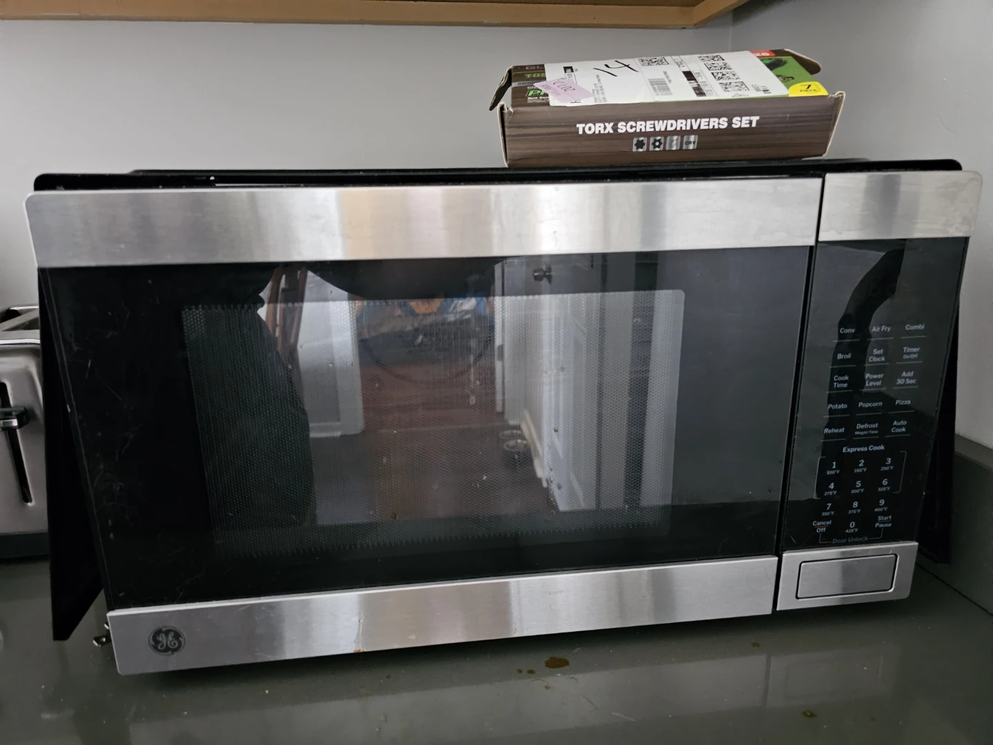 GE Stainless Steel Microwave