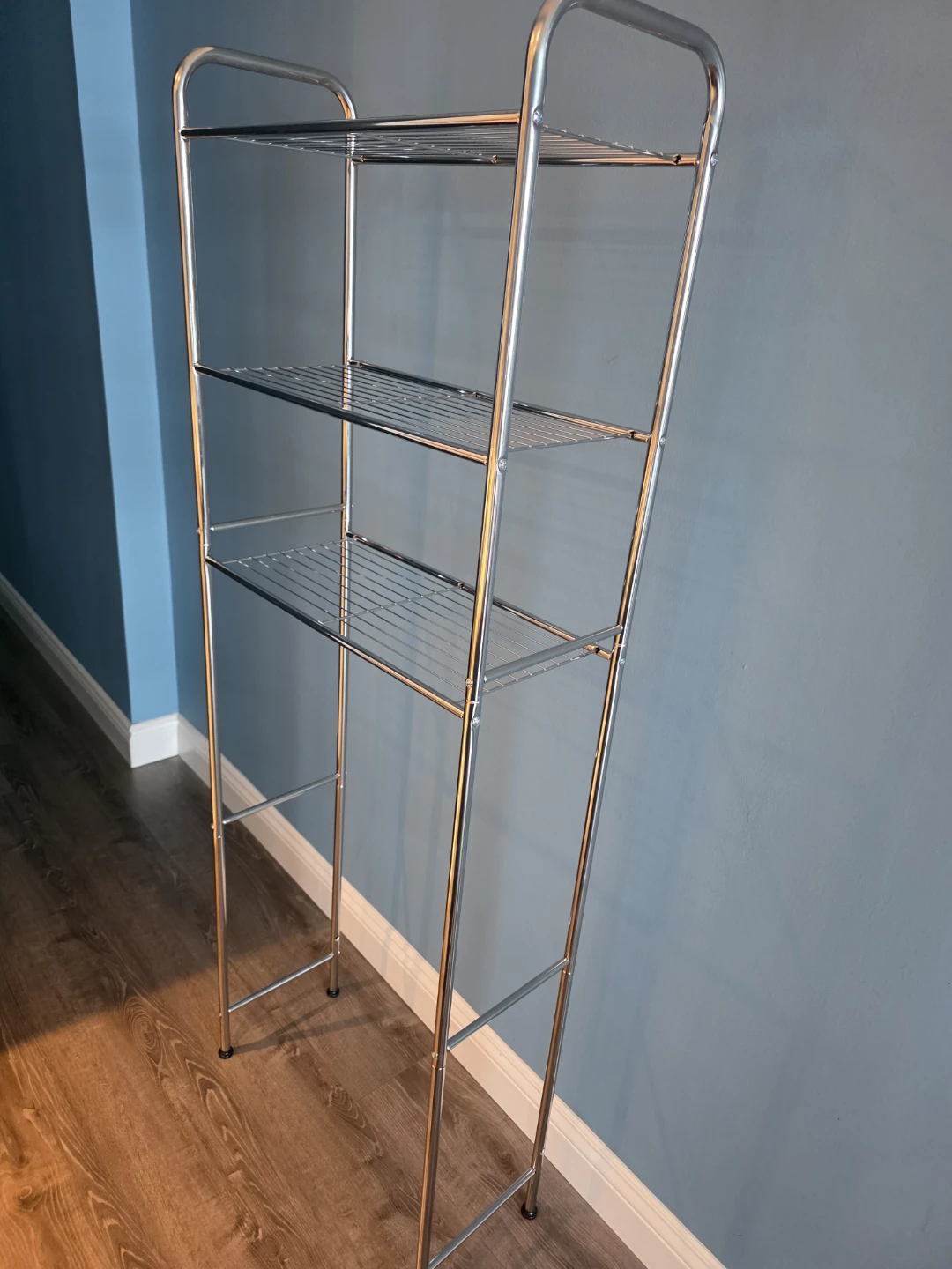 Chrome Over-the-Toilet Shelf Unit - photo 2