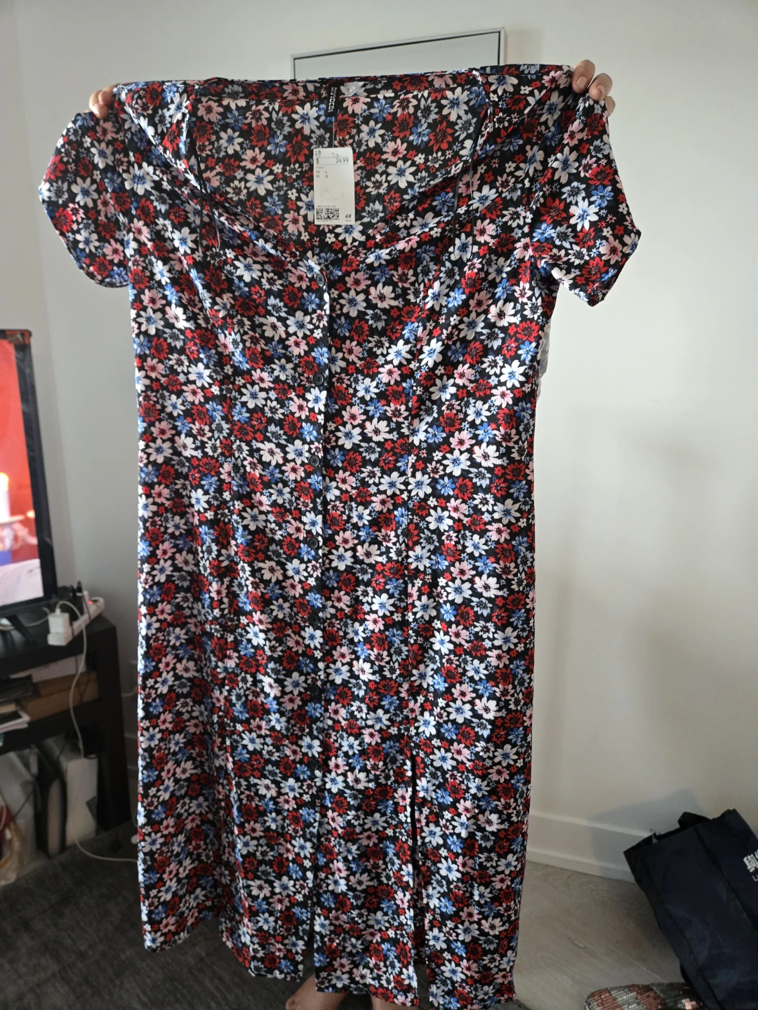 H&M Divided Floral Midi Dress - photo 2
