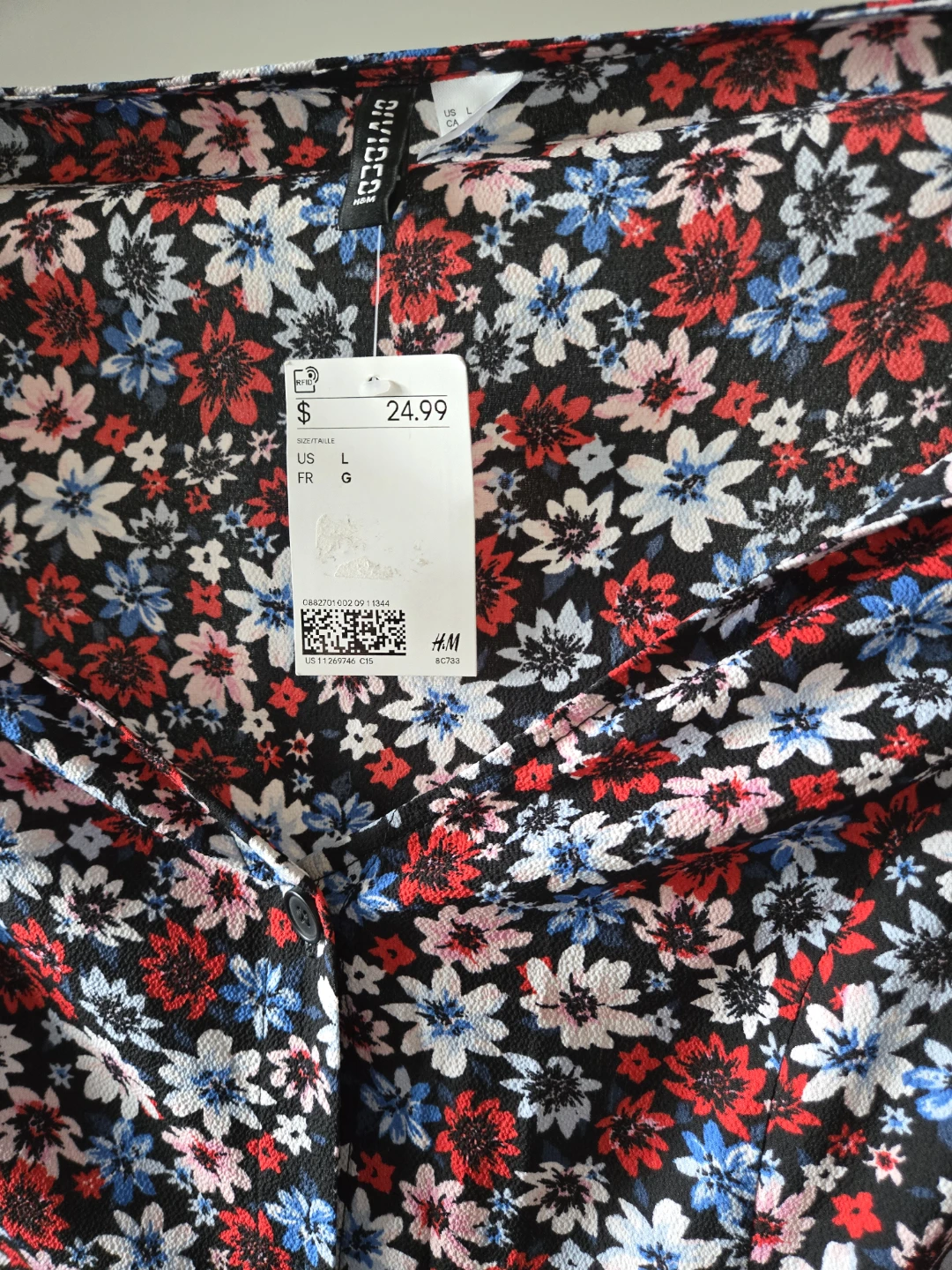 H&M Divided Floral Midi Dress - photo 4