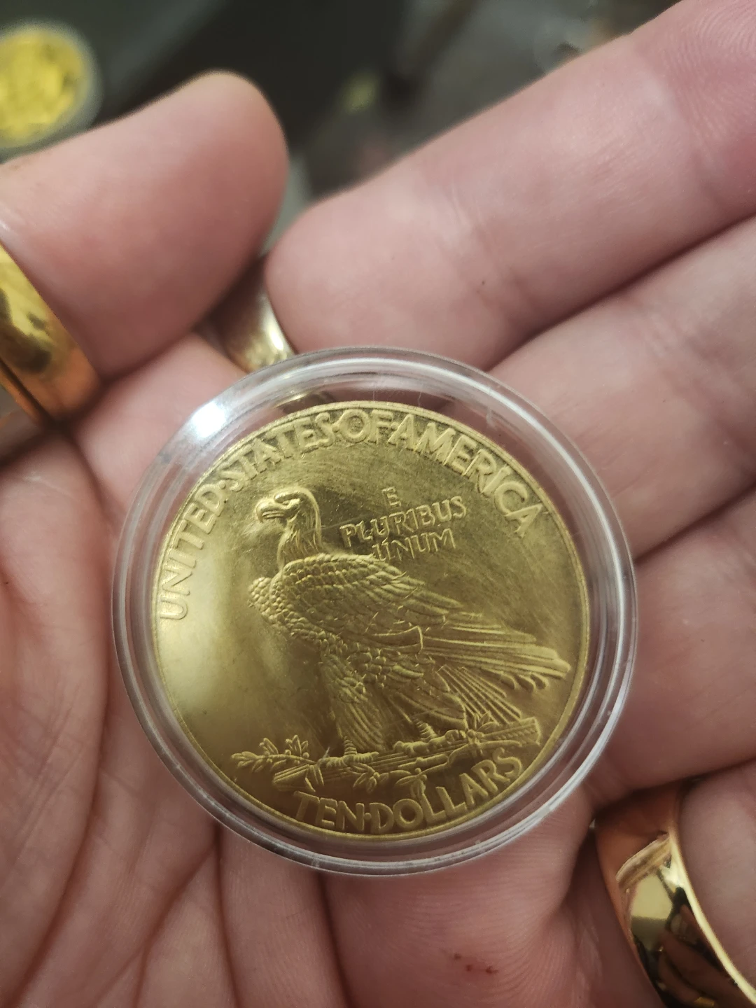 1907 United States Ten Dollars Gold Coin - photo 2