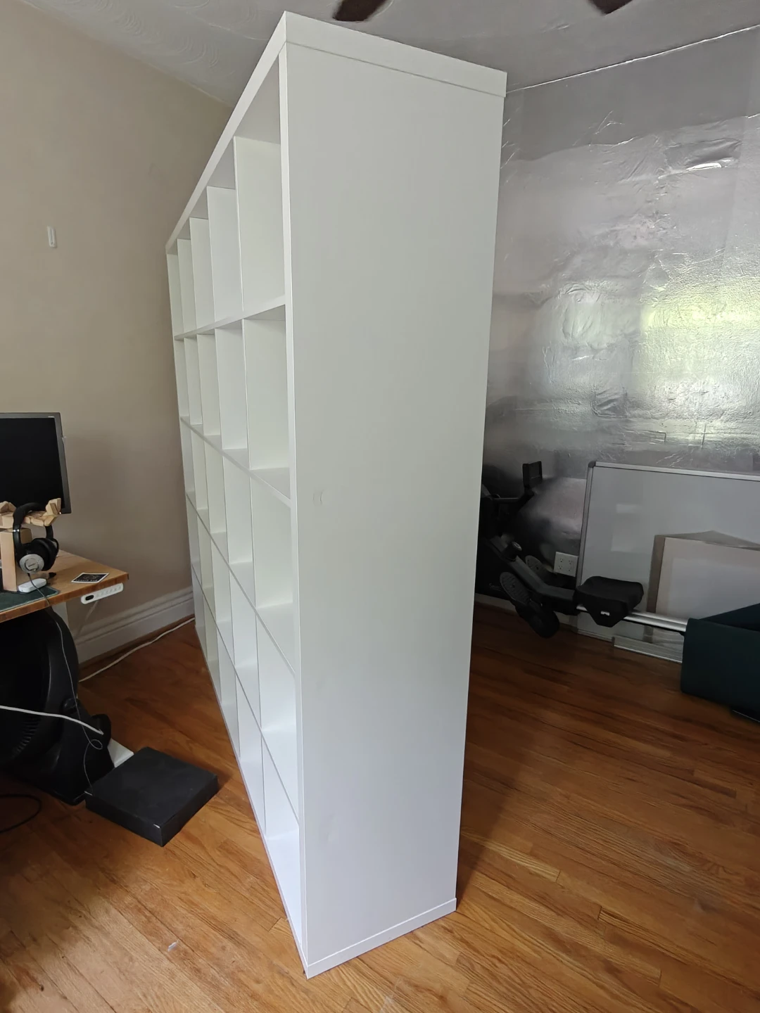 White 5x5 IKEA KALLAX Storage Unit - photo 2