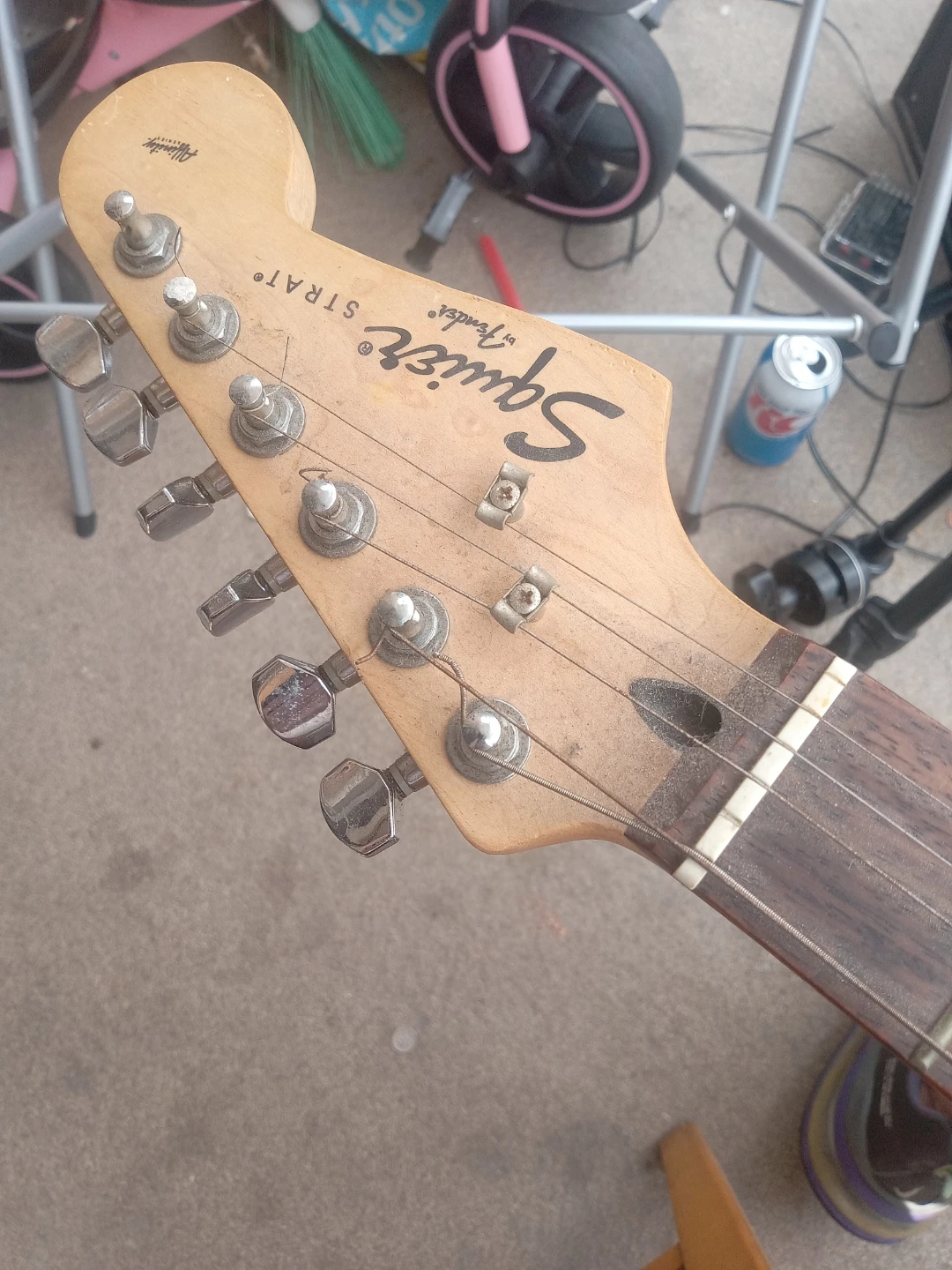 Squier Strat Electric Guitar - photo 3