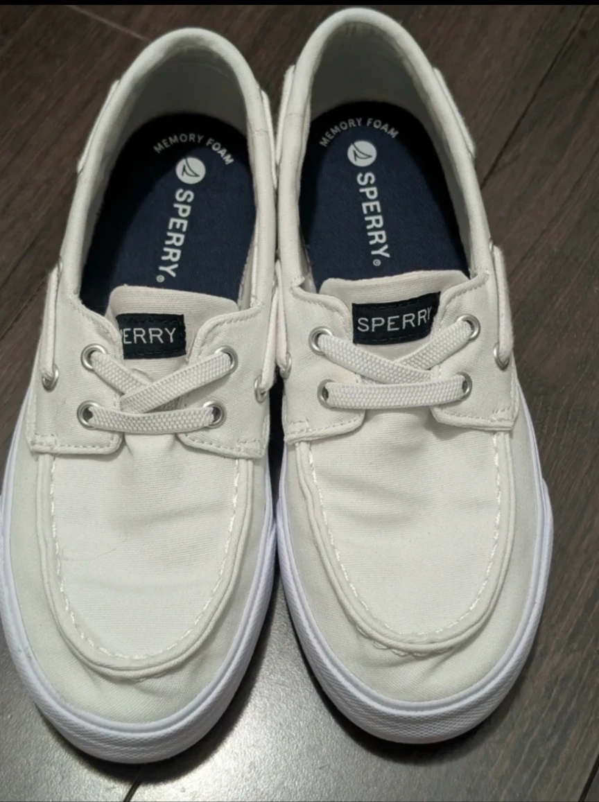 Sperry Boat Shoes - White size 5 - photo 2