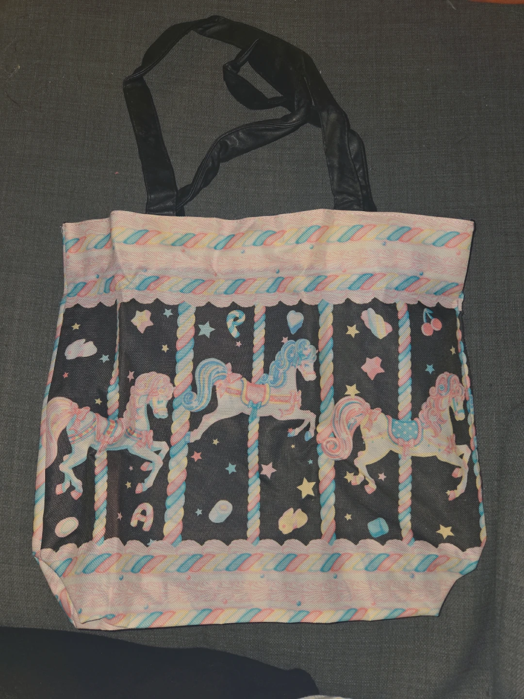 Carousel Horse Tote Bag