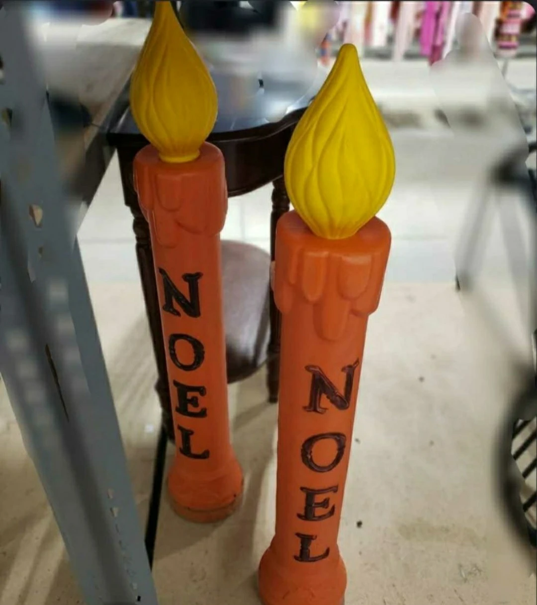 Blow mold Candles  38" tall - photo 2