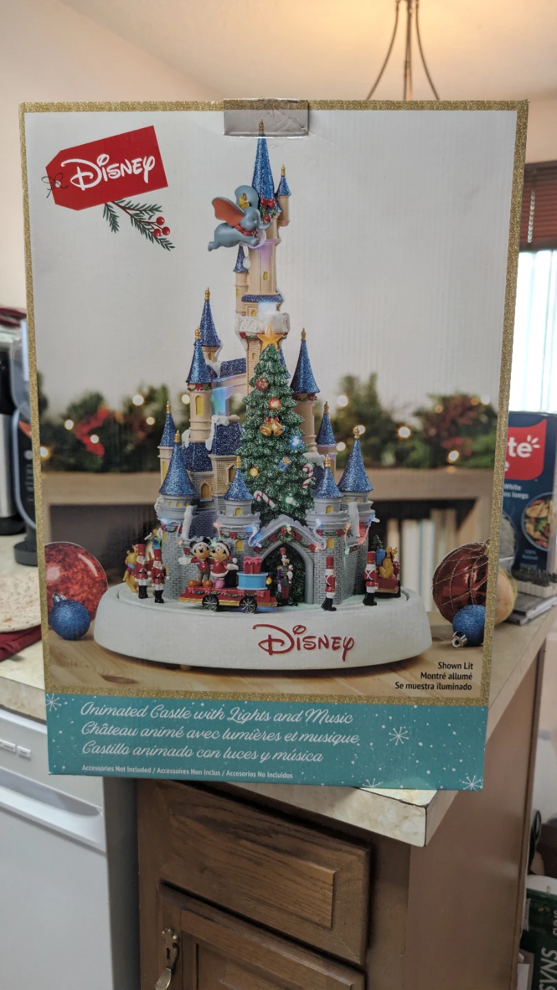 Disney Animated Castle with Lights and Music