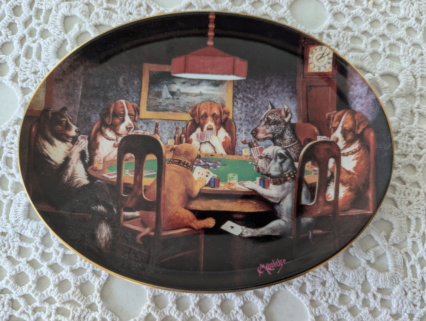 Franklin Mint "An Ace in the Hole plate