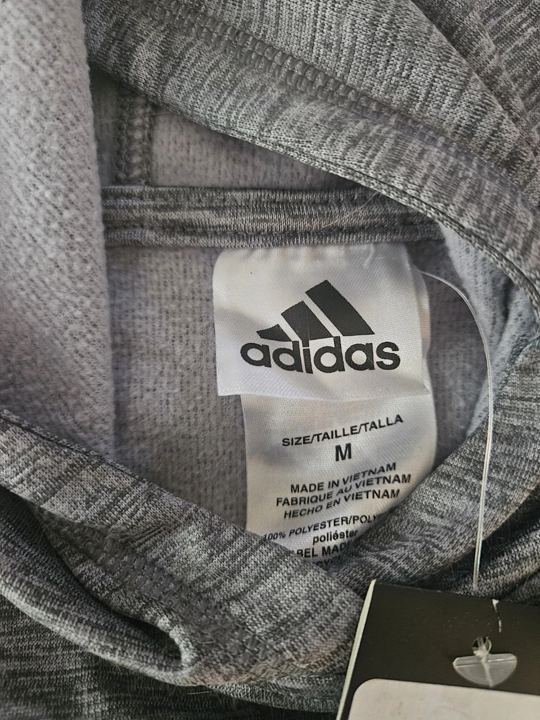 Adidas Grey Hoodie Size Youth M - New with tags - photo 2