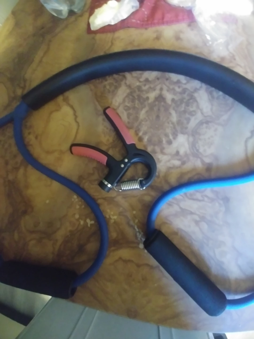 Resistance Band Set with Hand Gripper
