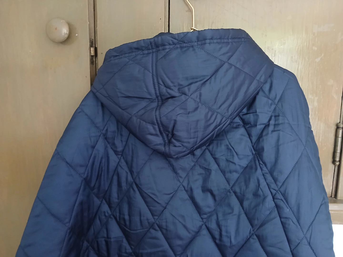 Silverts  Quilted Navy Blue Hooded Cape - photo 2